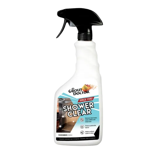 shower clear front trans shower clear a grout doctor exclusive product!