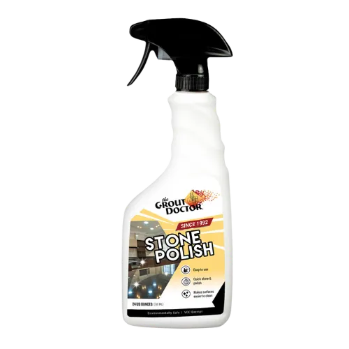 stone polish front trans the grout doctor<sup>®</sup> stone polish great for furniture too!