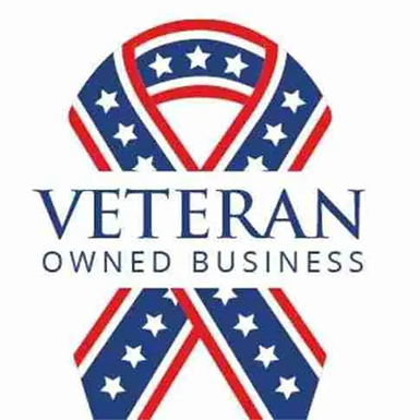 Logo for a veteran-owned business.